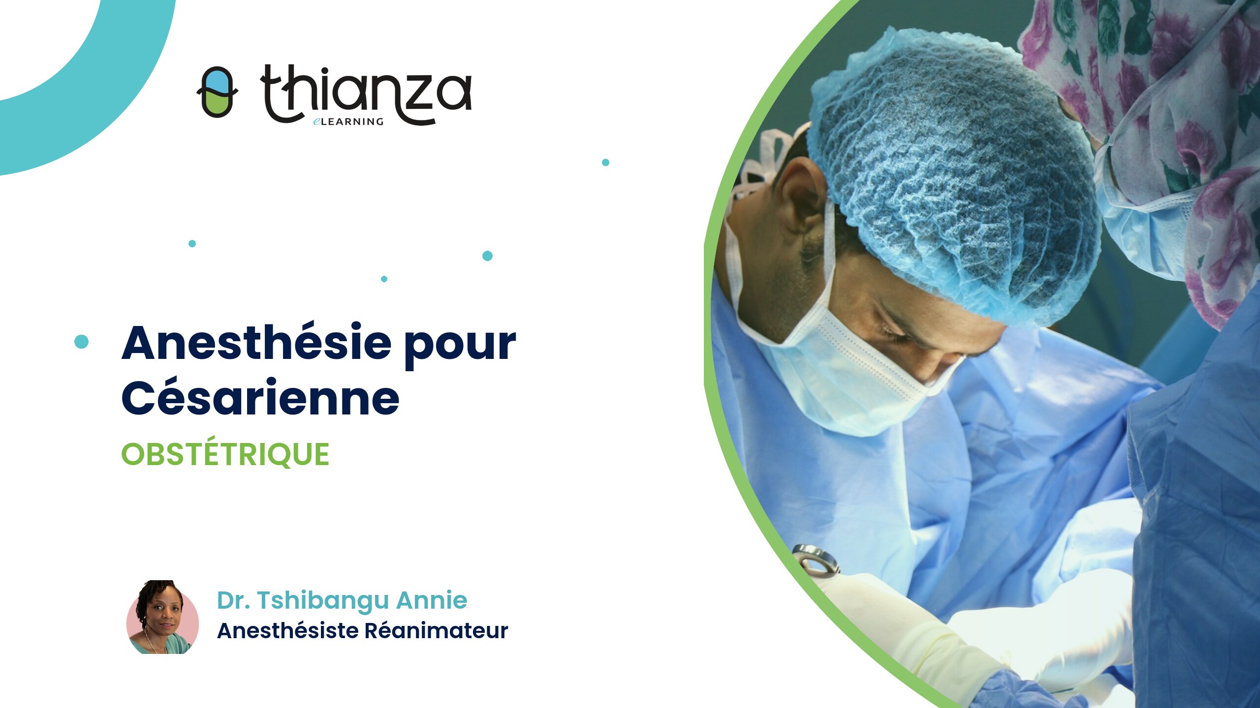 Anesthésie pour Césarienne