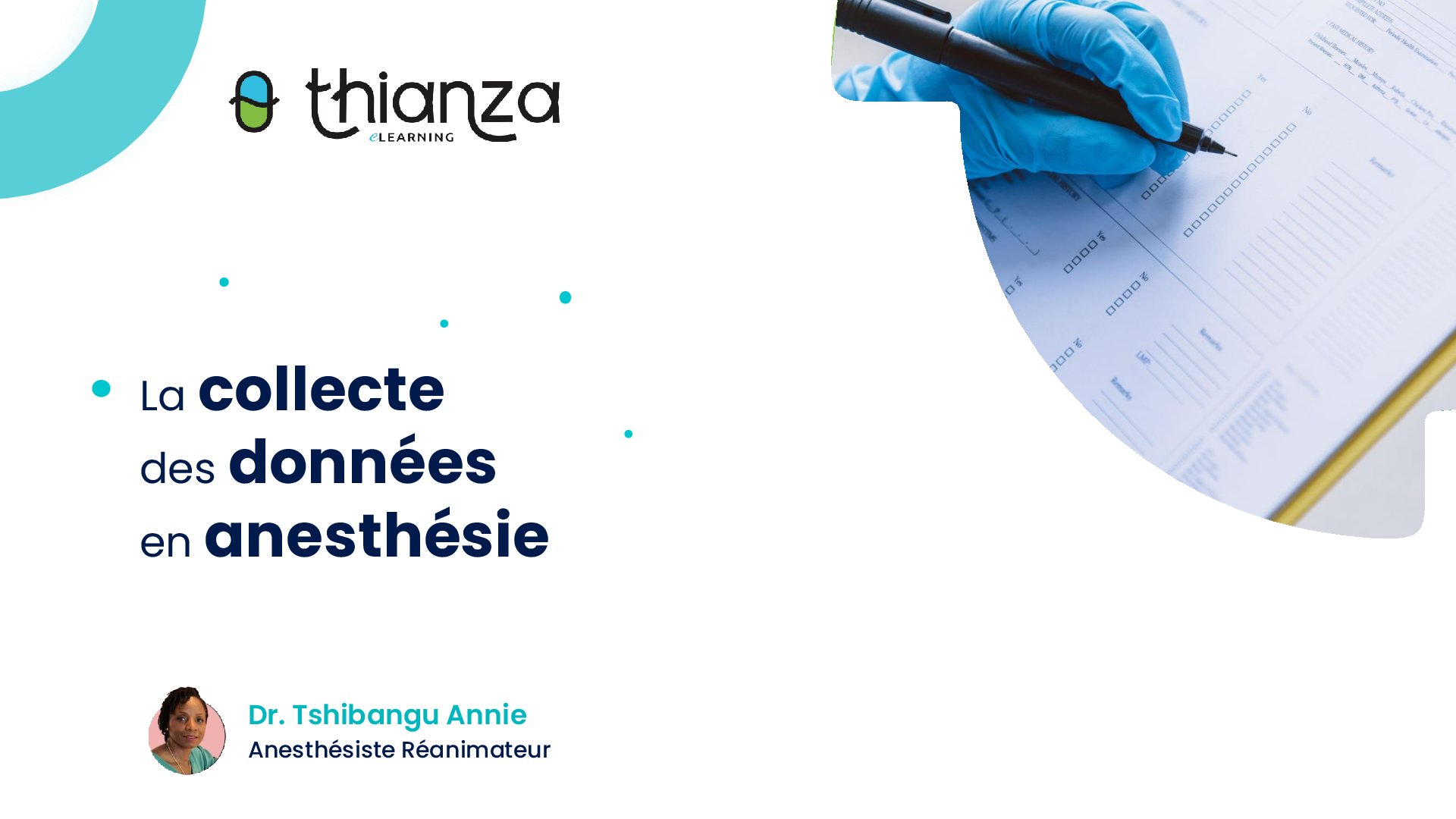 Collecte des données en anesthésie